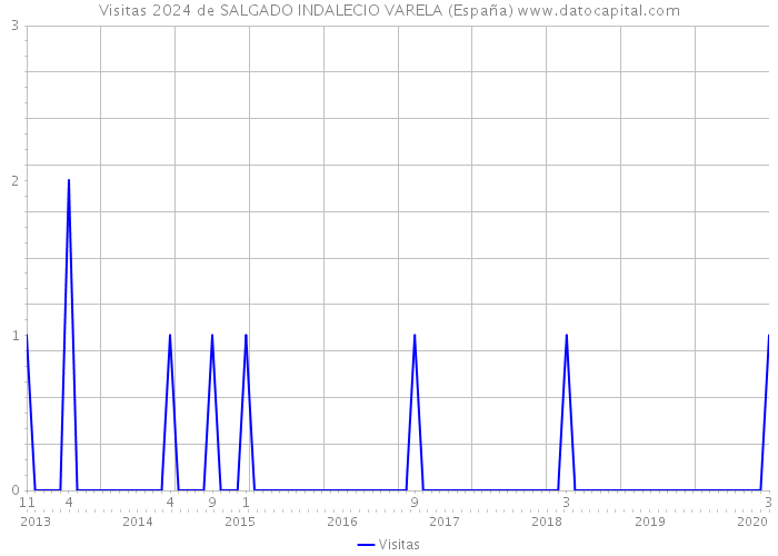 Visitas 2024 de SALGADO INDALECIO VARELA (España) 