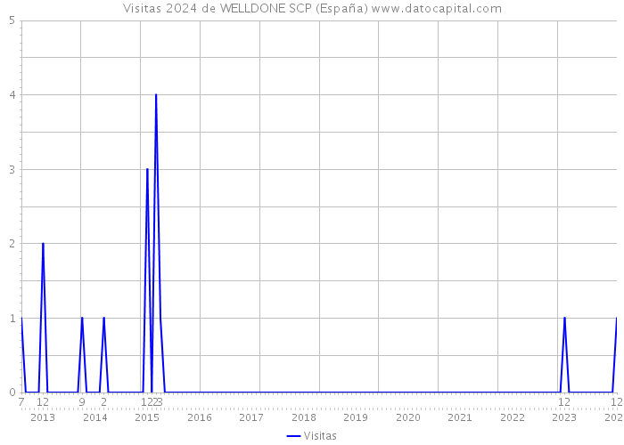 Visitas 2024 de WELLDONE SCP (España) 