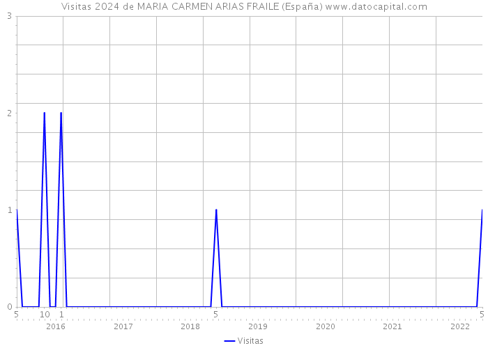 Visitas 2024 de MARIA CARMEN ARIAS FRAILE (España) 