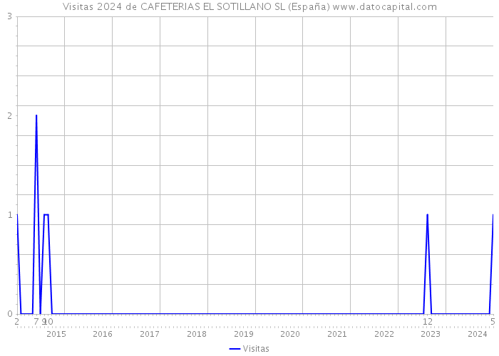Visitas 2024 de CAFETERIAS EL SOTILLANO SL (España) 