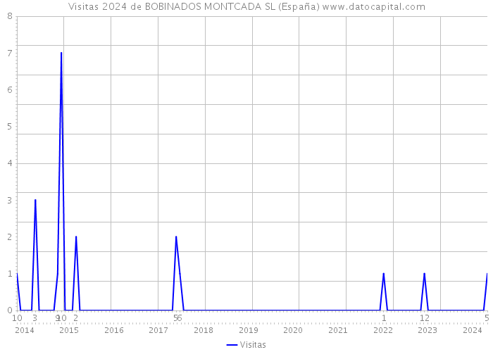 Visitas 2024 de BOBINADOS MONTCADA SL (España) 