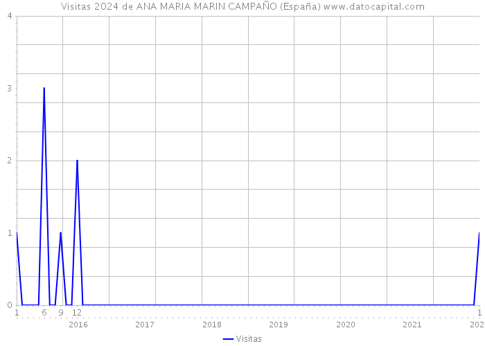 Visitas 2024 de ANA MARIA MARIN CAMPAÑO (España) 