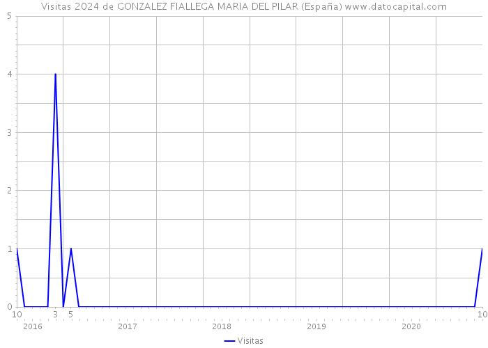 Visitas 2024 de GONZALEZ FIALLEGA MARIA DEL PILAR (España) 