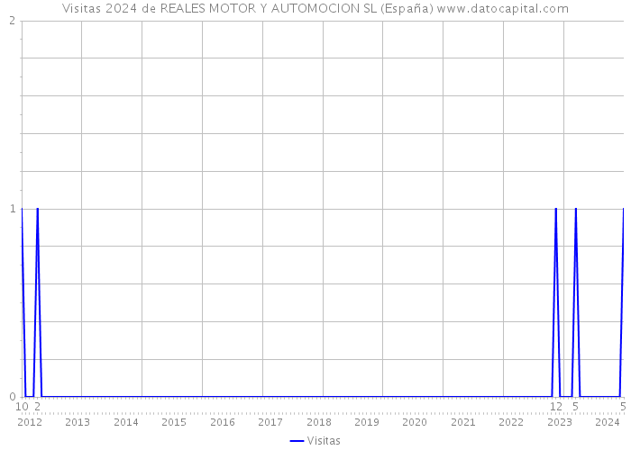 Visitas 2024 de REALES MOTOR Y AUTOMOCION SL (España) 