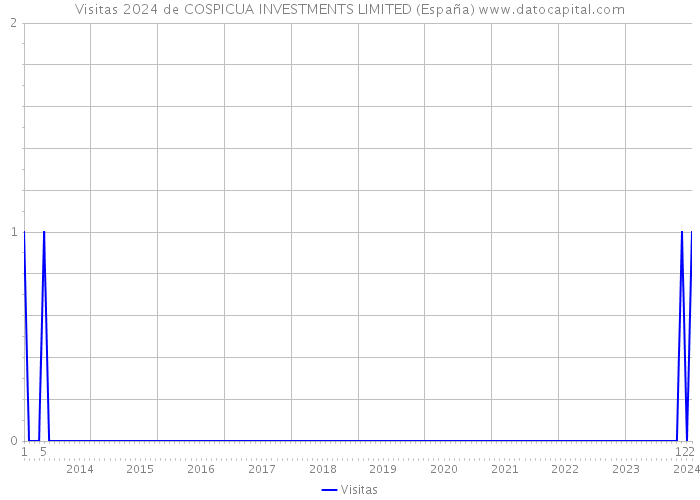 Visitas 2024 de COSPICUA INVESTMENTS LIMITED (España) 