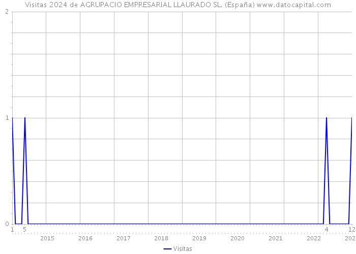 Visitas 2024 de AGRUPACIO EMPRESARIAL LLAURADO SL. (España) 