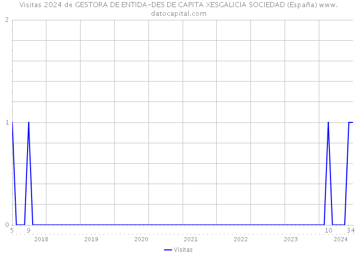 Visitas 2024 de GESTORA DE ENTIDA-DES DE CAPITA XESGALICIA SOCIEDAD (España) 