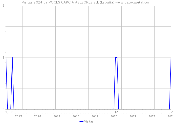 Visitas 2024 de VOCES GARCIA ASESORES SLL (España) 