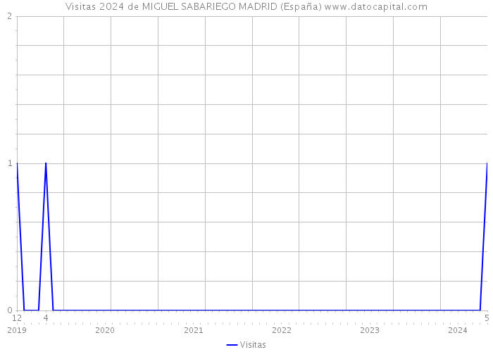 Visitas 2024 de MIGUEL SABARIEGO MADRID (España) 