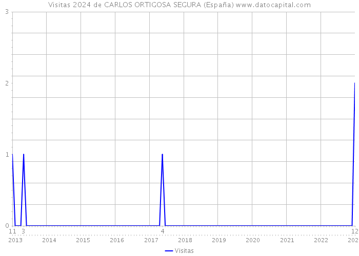 Visitas 2024 de CARLOS ORTIGOSA SEGURA (España) 