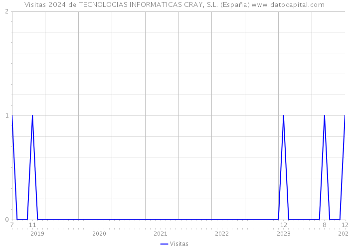 Visitas 2024 de TECNOLOGIAS INFORMATICAS CRAY, S.L. (España) 