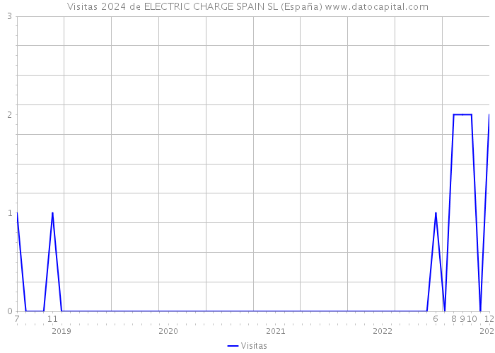 Visitas 2024 de ELECTRIC CHARGE SPAIN SL (España) 