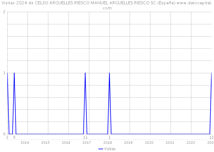 Visitas 2024 de CELSO ARGUELLES RIESCO MANUEL ARGUELLES RIESCO SC (España) 