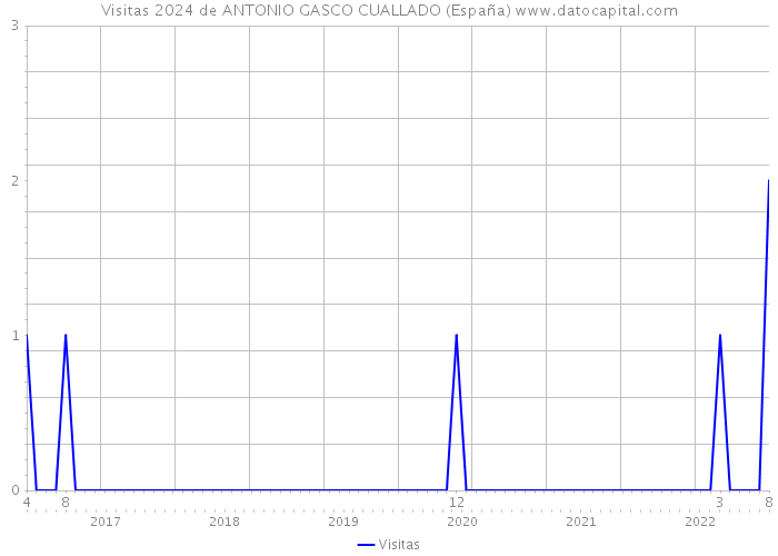 Visitas 2024 de ANTONIO GASCO CUALLADO (España) 