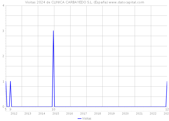 Visitas 2024 de CLINICA CARBAYEDO S.L. (España) 