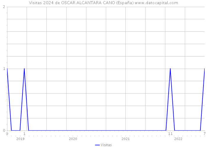 Visitas 2024 de OSCAR ALCANTARA CANO (España) 