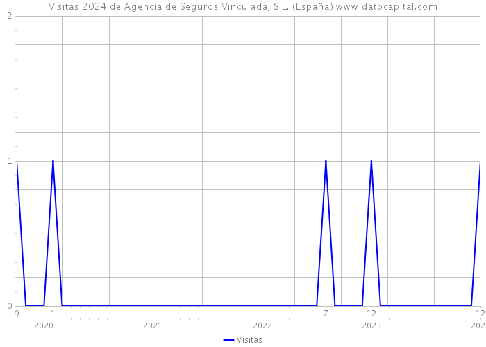 Visitas 2024 de Agencia de Seguros Vinculada, S.L. (España) 