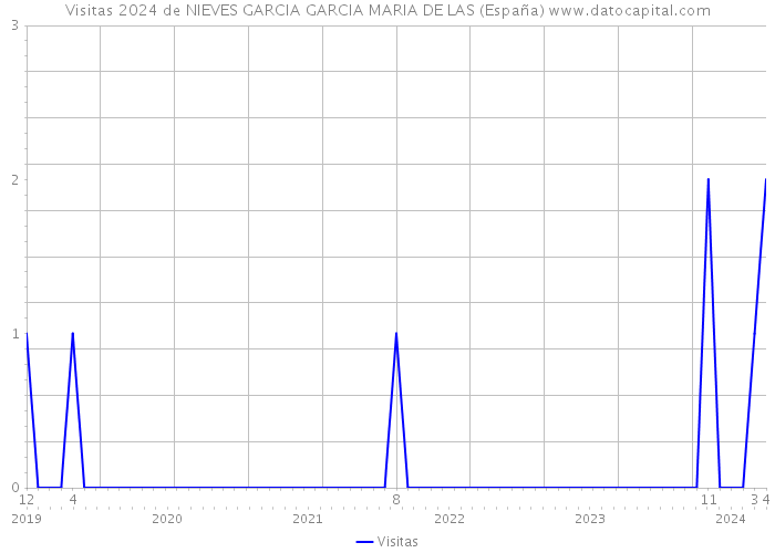 Visitas 2024 de NIEVES GARCIA GARCIA MARIA DE LAS (España) 