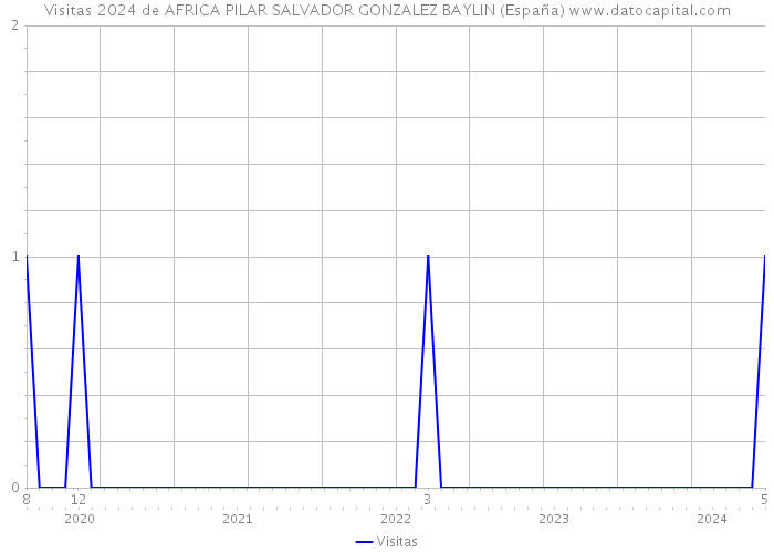 Visitas 2024 de AFRICA PILAR SALVADOR GONZALEZ BAYLIN (España) 