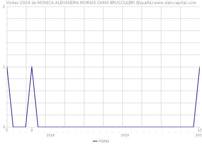 Visitas 2024 de MONICA ALEXANDRA MORAIS GAMA BRUCCULERI (España) 