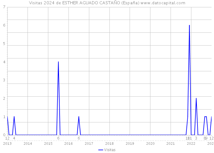 Visitas 2024 de ESTHER AGUADO CASTAÑO (España) 