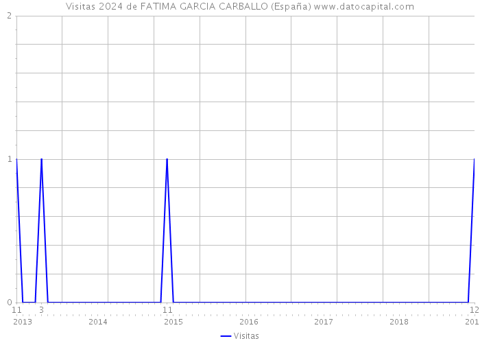 Visitas 2024 de FATIMA GARCIA CARBALLO (España) 