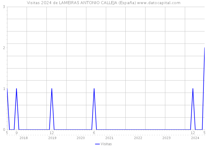 Visitas 2024 de LAMEIRAS ANTONIO CALLEJA (España) 