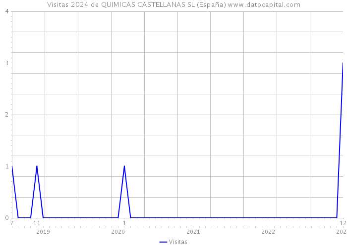Visitas 2024 de QUIMICAS CASTELLANAS SL (España) 