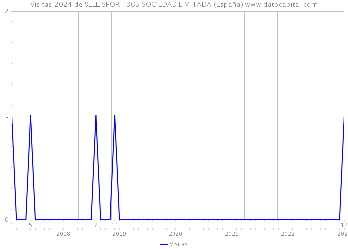 Visitas 2024 de SELE SPORT 365 SOCIEDAD LIMITADA (España) 