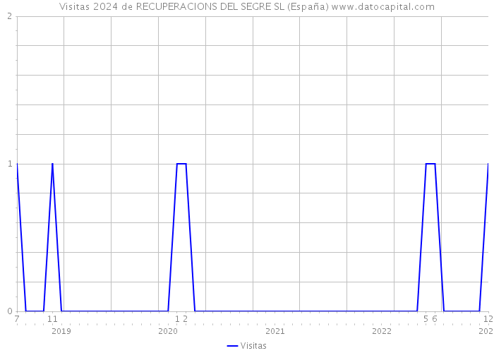 Visitas 2024 de RECUPERACIONS DEL SEGRE SL (España) 