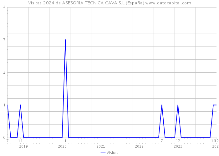 Visitas 2024 de ASESORIA TECNICA CAVA S.L (España) 