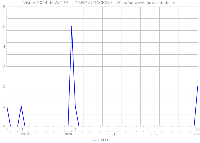 Visitas 2024 de WATER LILY RESTAURACION SL. (España) 