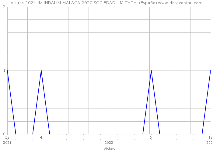 Visitas 2024 de INDALIM MALAGA 2020 SOCIEDAD LIMITADA. (España) 
