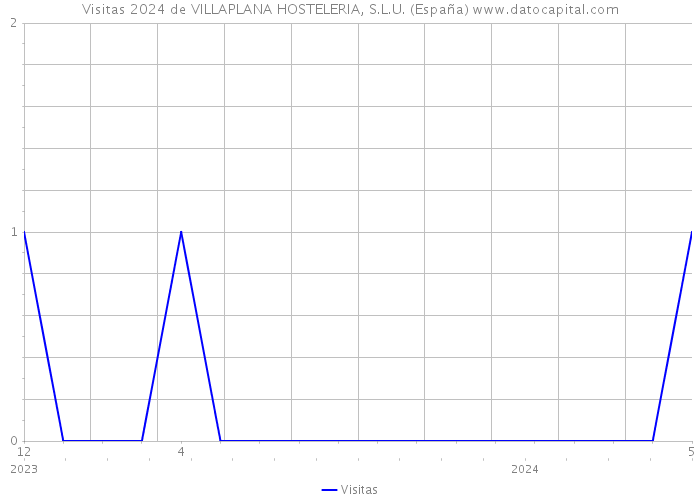 Visitas 2024 de VILLAPLANA HOSTELERIA, S.L.U. (España) 