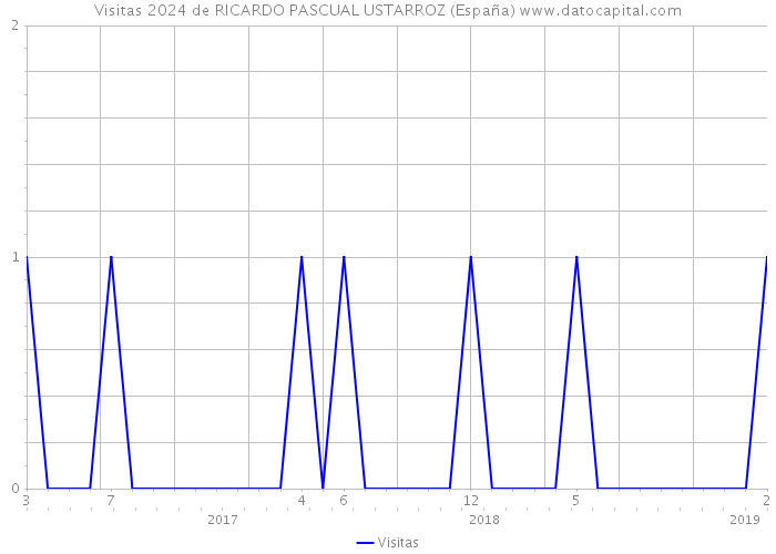 Visitas 2024 de RICARDO PASCUAL USTARROZ (España) 