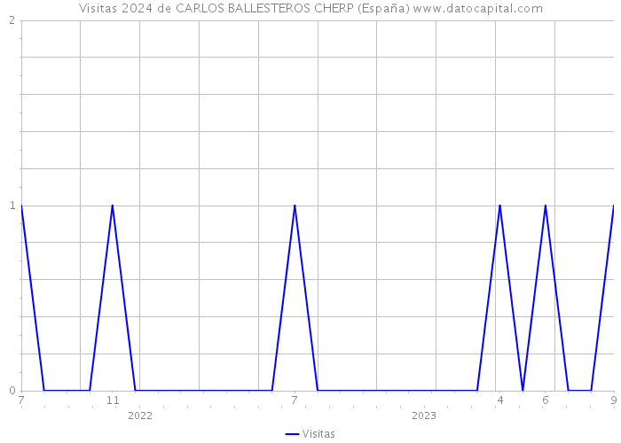 Visitas 2024 de CARLOS BALLESTEROS CHERP (España) 