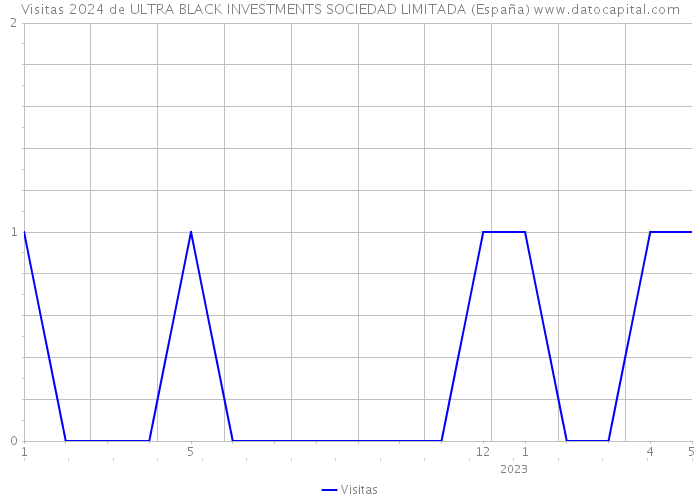 Visitas 2024 de ULTRA BLACK INVESTMENTS SOCIEDAD LIMITADA (España) 