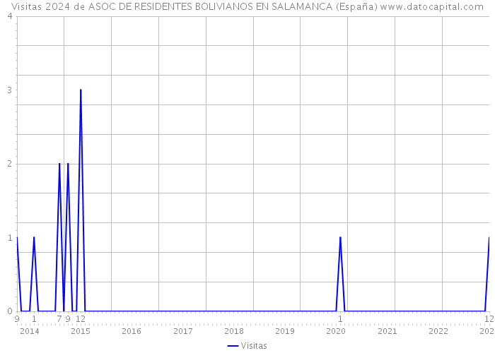 Visitas 2024 de ASOC DE RESIDENTES BOLIVIANOS EN SALAMANCA (España) 