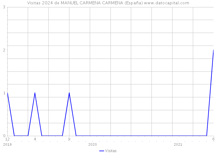 Visitas 2024 de MANUEL CARMENA CARMENA (España) 