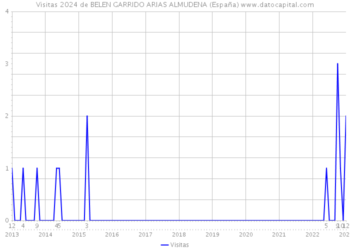 Visitas 2024 de BELEN GARRIDO ARIAS ALMUDENA (España) 