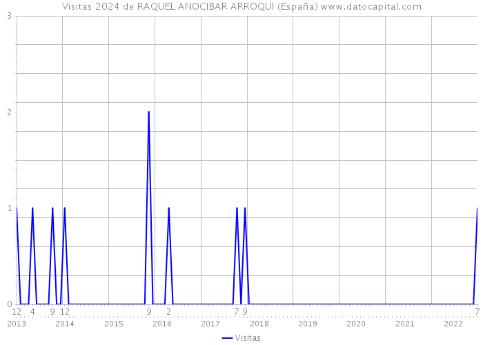 Visitas 2024 de RAQUEL ANOCIBAR ARROQUI (España) 