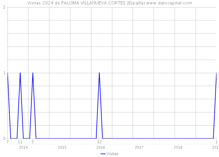 Visitas 2024 de PALOMA VILLANUEVA CORTES (España) 