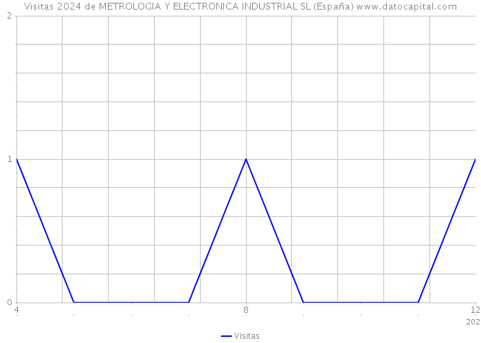 Visitas 2024 de METROLOGIA Y ELECTRONICA INDUSTRIAL SL (España) 