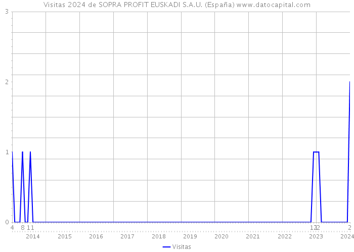 Visitas 2024 de SOPRA PROFIT EUSKADI S.A.U. (España) 