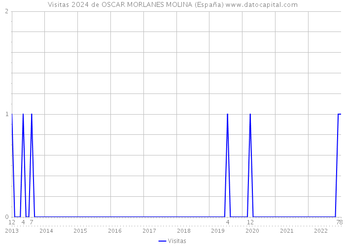 Visitas 2024 de OSCAR MORLANES MOLINA (España) 