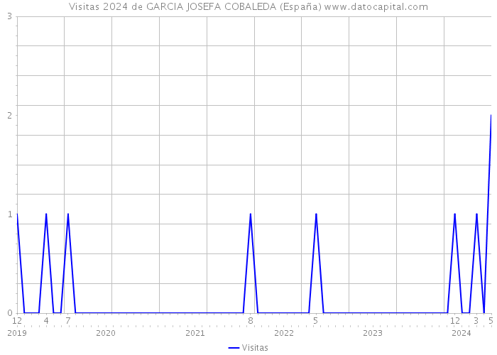 Visitas 2024 de GARCIA JOSEFA COBALEDA (España) 