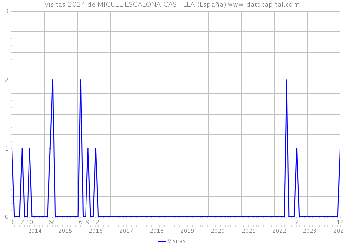 Visitas 2024 de MIGUEL ESCALONA CASTILLA (España) 