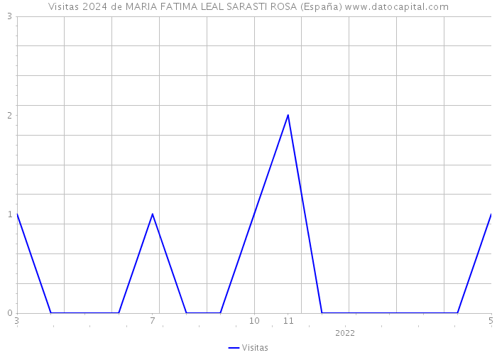 Visitas 2024 de MARIA FATIMA LEAL SARASTI ROSA (España) 