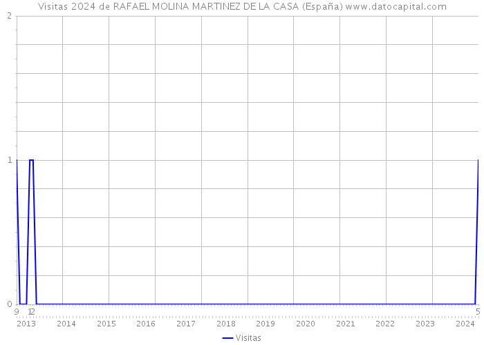 Visitas 2024 de RAFAEL MOLINA MARTINEZ DE LA CASA (España) 