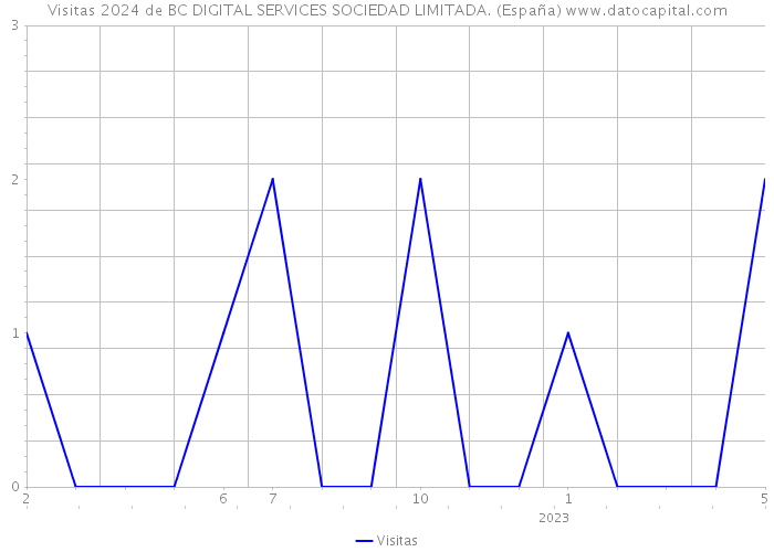 Visitas 2024 de BC DIGITAL SERVICES SOCIEDAD LIMITADA. (España) 